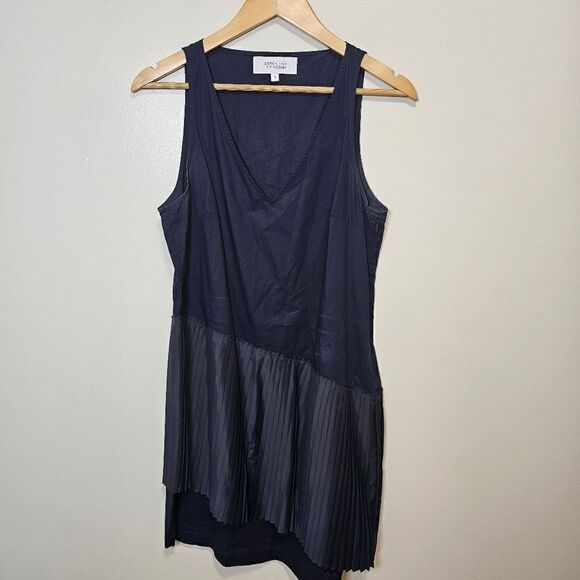 Derek Lam 10 Crosby Blue Sweatshirt Dress 2 in 1 Size 8 - Picture 6 of 14
